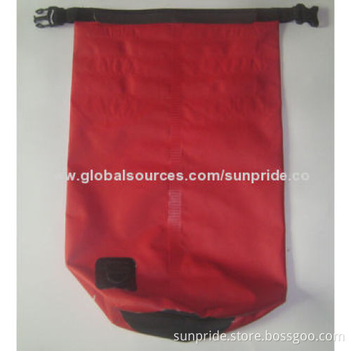 Waterproof storage bag, drifting bag, dry bag, 1 compartment to pack items, rescue bag as float
